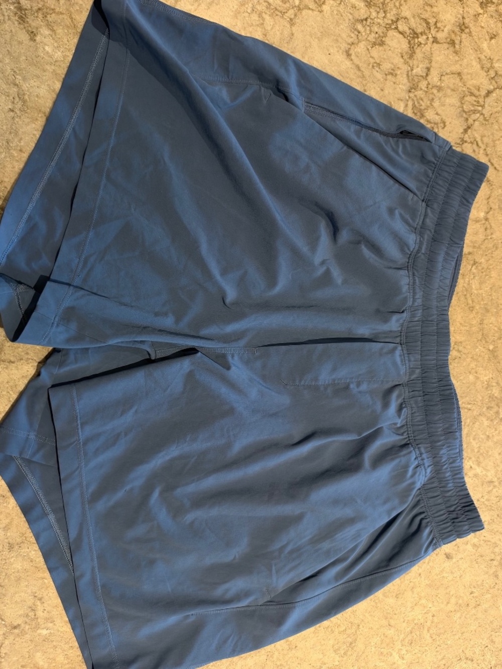lululemon pace breaker blue 5" unlined large